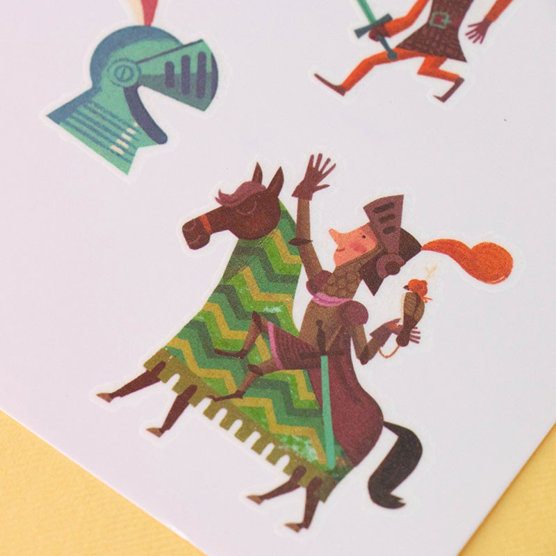 tatouages de chevaliers médiévaux